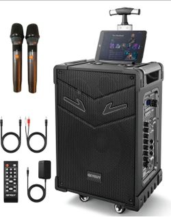 THE PARTY STARTER: GEYGUY 3-Way Karaoke PA System (NEW)