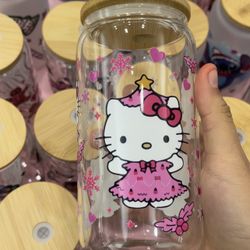 Hello Kitty glass cups