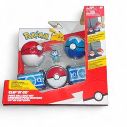 Pokémon Clip ‘N’ Go Poké Ball Belt Set w/ Piplup Figure
