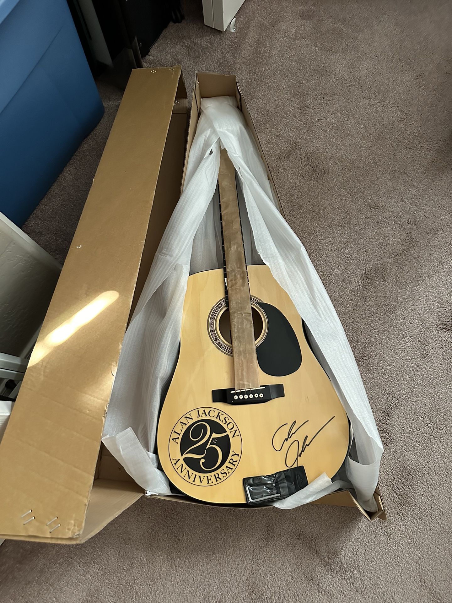 Signed 25th Anniversary Alan Jackson Guitar