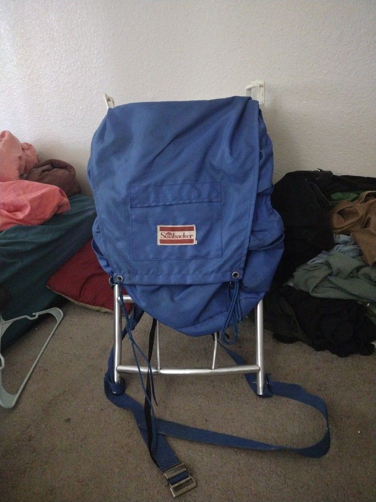 SunBacker External Aluminum Frame Hiking Backpack 