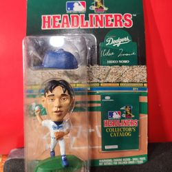 MLB Headliners Hideo Nomo 3 Inch Vintage Figure Dodgers 1996 Corinthian