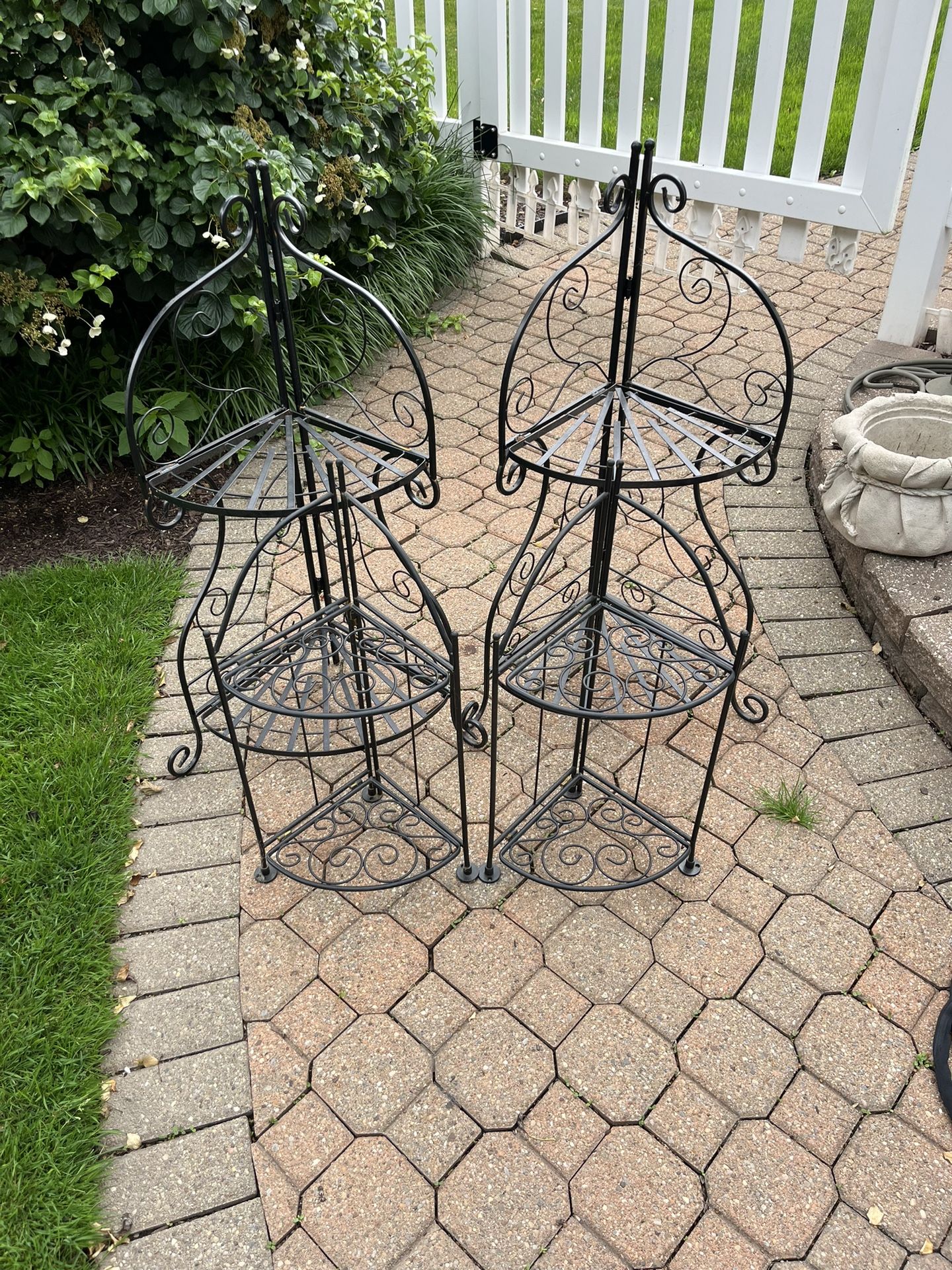 Metal Plant Stands Foldable 4 Total