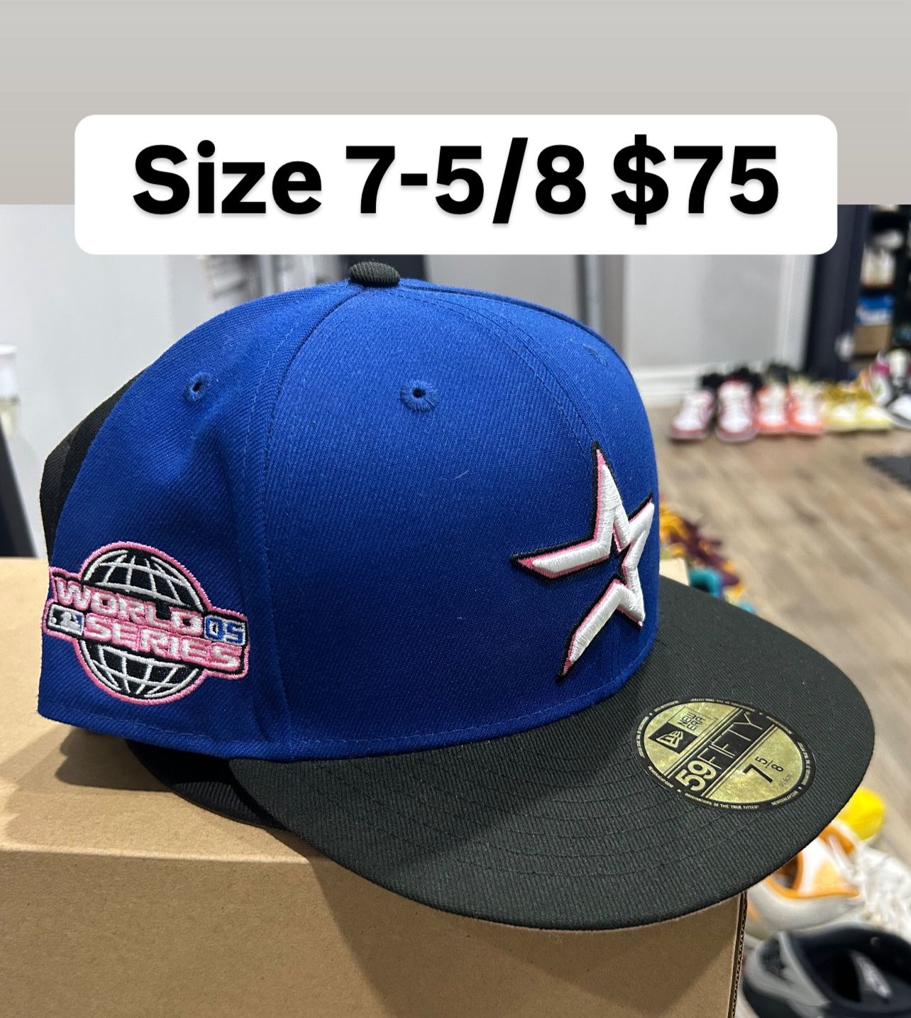Astros Fitted Hat New 7-5/8