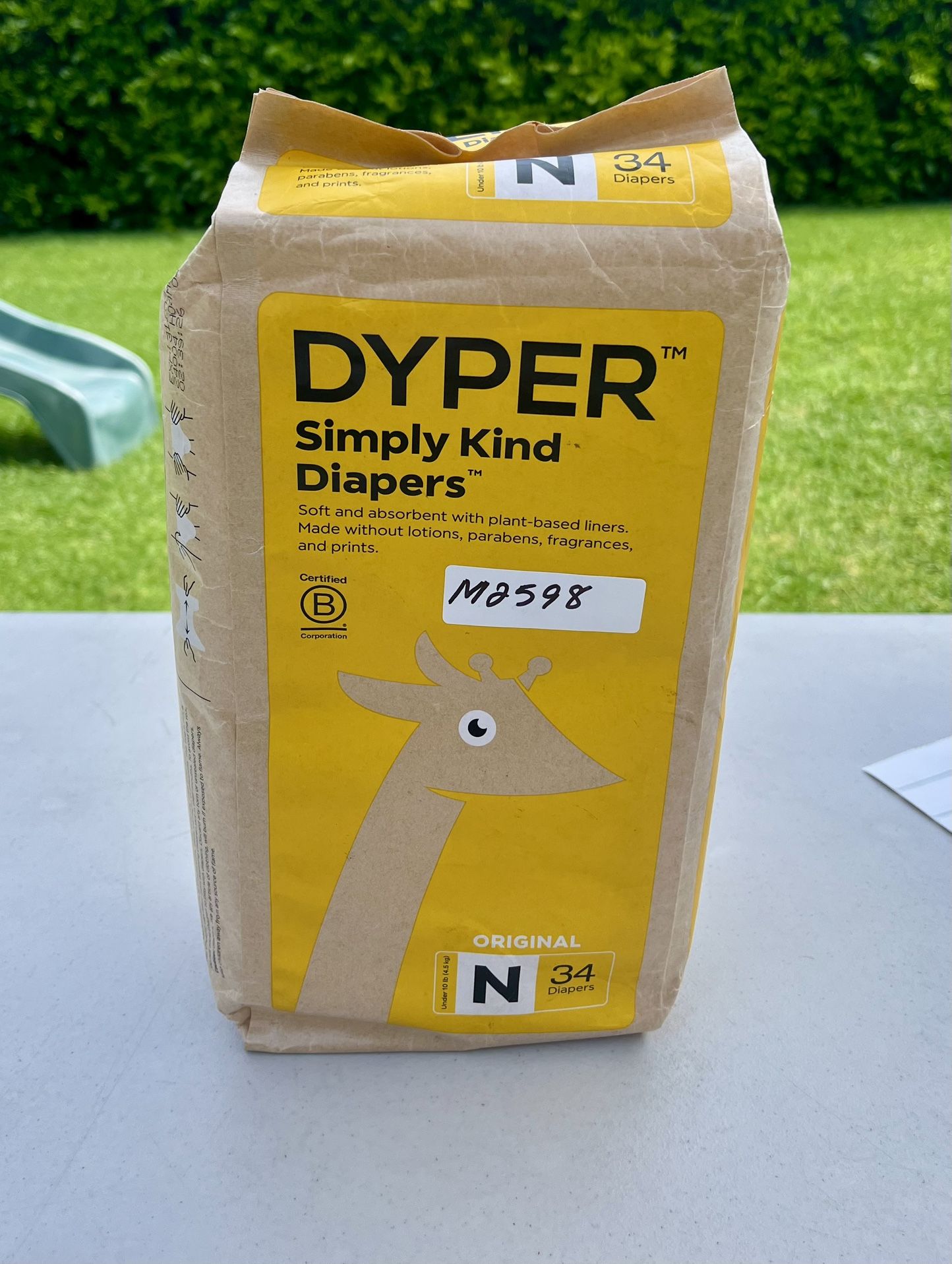 DYPER - Baby Diapers Hypoallergenic Cloth Alternative Day & Overnight Protection - Made with Plant-Based* & Honest Ingredients - Siz🆕✅•Retails $19.99