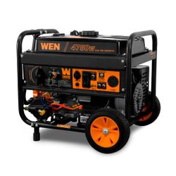  WEN 4750-Watt Dual Fuel Portable Generator, gasoline or propane, electric start