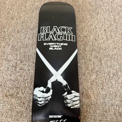 Black Flag Skateboard Deck SST Records Signed by Greg Ginn