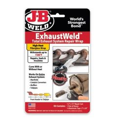 JB Weld Exhaust Wrap Tailpipe & Muffler Repair System High Heat Sealer / Service Kit