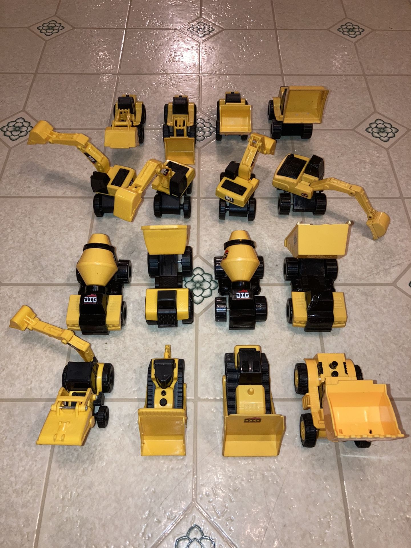 Cat Construction Toy Tractors And Trucks