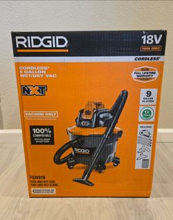 Ridgid Wet Dry Vac 18V