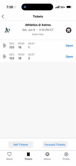 Astros tickets