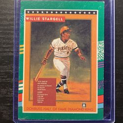 1990 Donruss Hall Of Fame Diamond Kings Willie Stargell Baseball Card #702