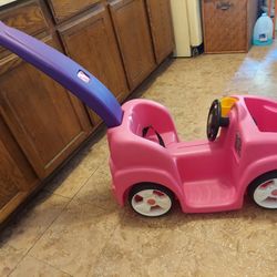 Pink Push Arpund Buggy