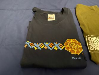 2 Mexico T-shirts - Size Large - New, Never Used Or Washed