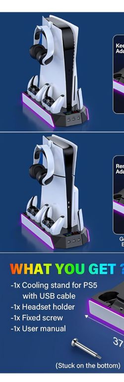PS5/PS5-Slim-Cooling-Station-with-Controller-Charging-Station