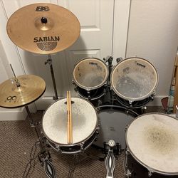 SPL drum set. Hi hats and cymbal included.