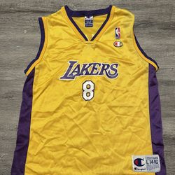 Vintage Champion Los Angeles Lakers Kobe Bryant Jersey Youth Medium L 14-16