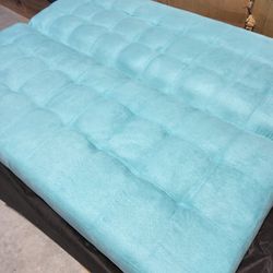 Teal Kids Futon Sofa Bed ( Brand New Condition  )