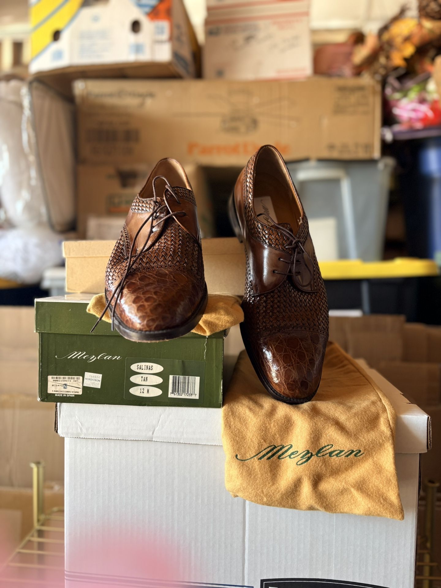 Men’s Mezlan Dress Shoe Genuine Crocodile