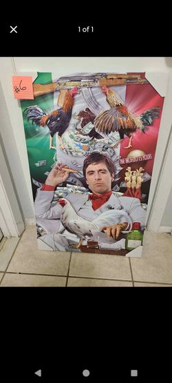 Tony Montana picture 3ft by 2 ft$85 new