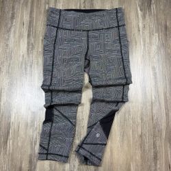 Lululemon Printed Cropped Leggings