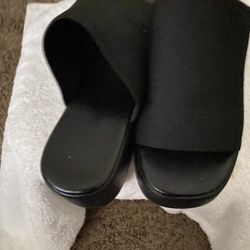 Black Platform Sandals