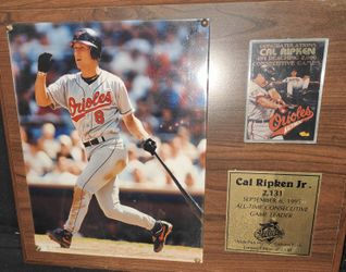Cal Ripken Jr Plaque