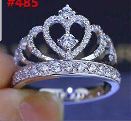 White Gold Plated Ring size 7