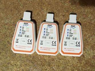 LOT OF 3 ELITECH RC-17 USB PDF TEMPERTURE DATA LOGGER RECORDER -22~158°F DISPOSABLE