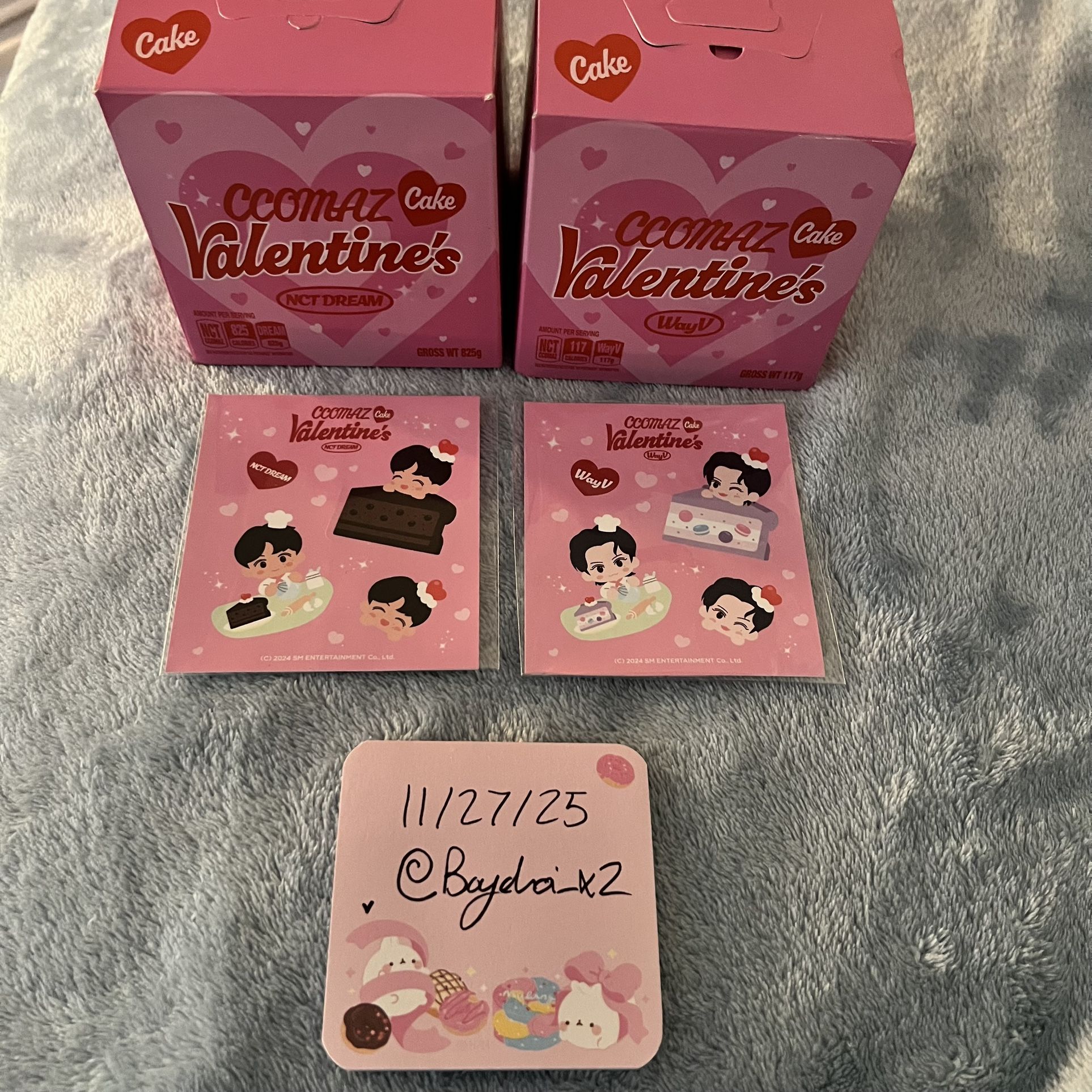 NCT CCOMAZ Valentine’s Cake Haechan And Ten