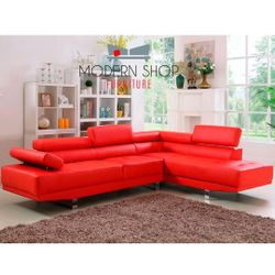 Red Sectional 