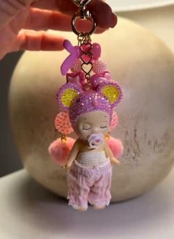 Sonny angel bedazzled keychain