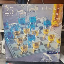 Checker Shot Glass Game
