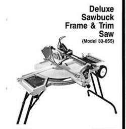 Delta Sawbuck Frame & Trim Saw