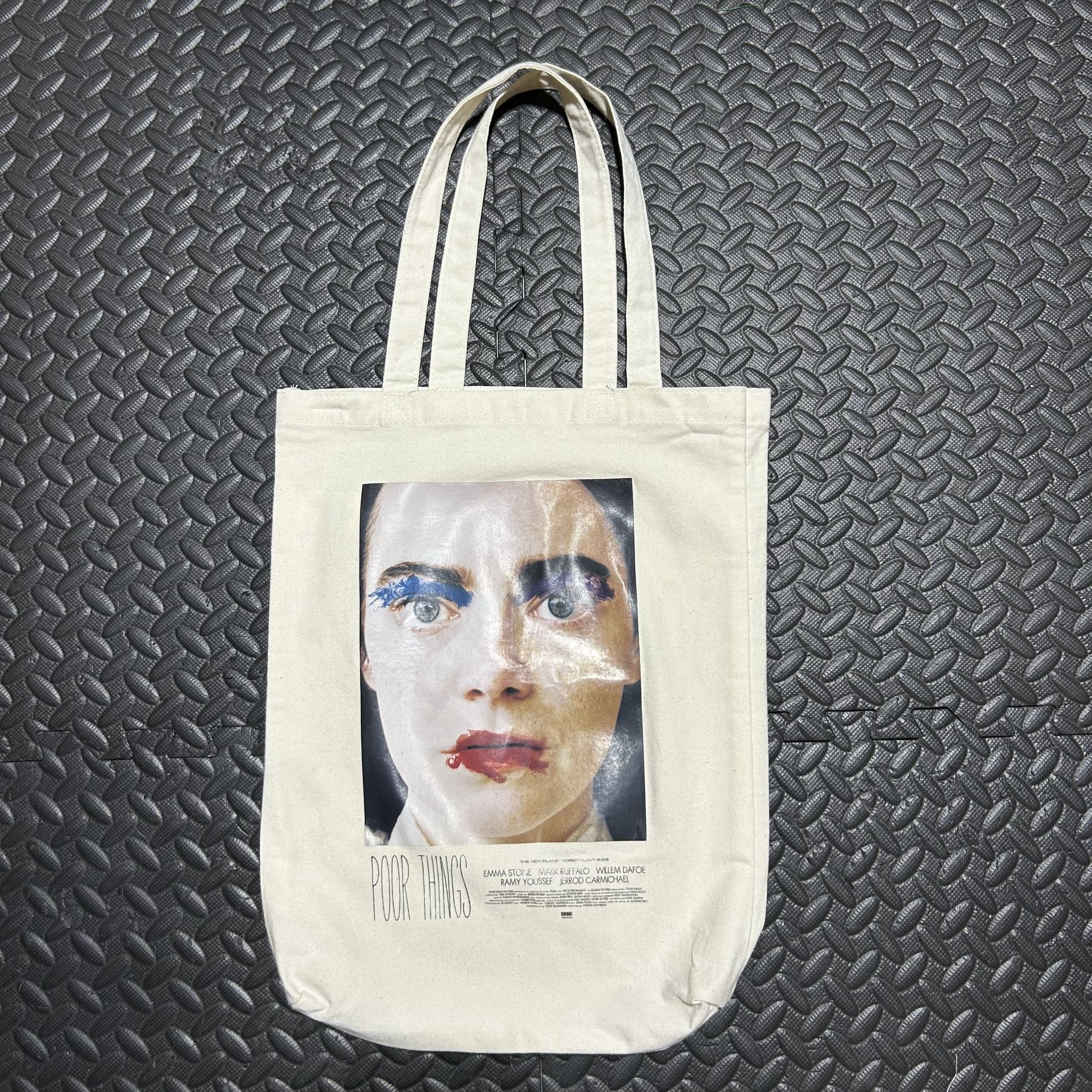 POOR THINGS Tote Bag 2023 Film Movie Promo Canvas Emma Stone Oscars Mark Ruffalo