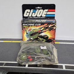 Gi Joe Machine Gun Pac Rat Hasbro Vintage