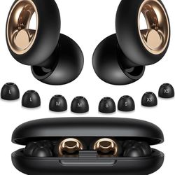 Ear Plugs for Sleeping Noise Cancelling,45dB Soft EarPlugs for Concert,Reusable Ear Plugs for Noise Reduction with 8 EarTips,Silicone Hearing Protecti