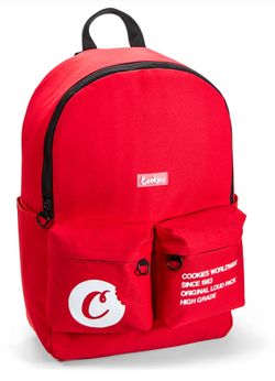 Cookies Smell Proof Backpack Red