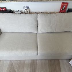 Araceli II Sand Beige Memory Foam Sleeper Sofa Pull Out Bed Couch