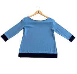 TALBOTS small “course-to-clubhouse” “resort” “vacation vibes” shirt TV wardrobe
