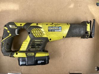 RYOBI RECIPROCATING SAW & P102 18V Battery