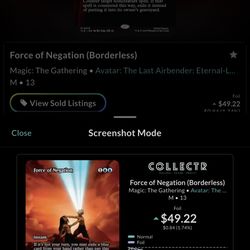 Force of Negation MTG Foiled