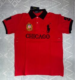 Chicago red polo (L, XL, XXL)