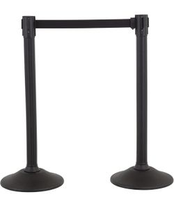 Sentry Stanchion with 6.5 Foot Retractable Belt – Easy Connect Assembly