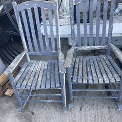 Wooden Rocking Chairs $1 Obo