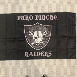 Las Vegas Raiders Pinche Raiders 3’ X 5’ Polyester Flag 