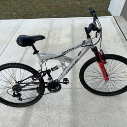 LIKE NEW 24-Speed Full Suspension Hybrid Fitness bike Nice!