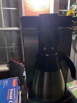 Not used but opened Black Drip Coffee Maker with Thermal Carafe