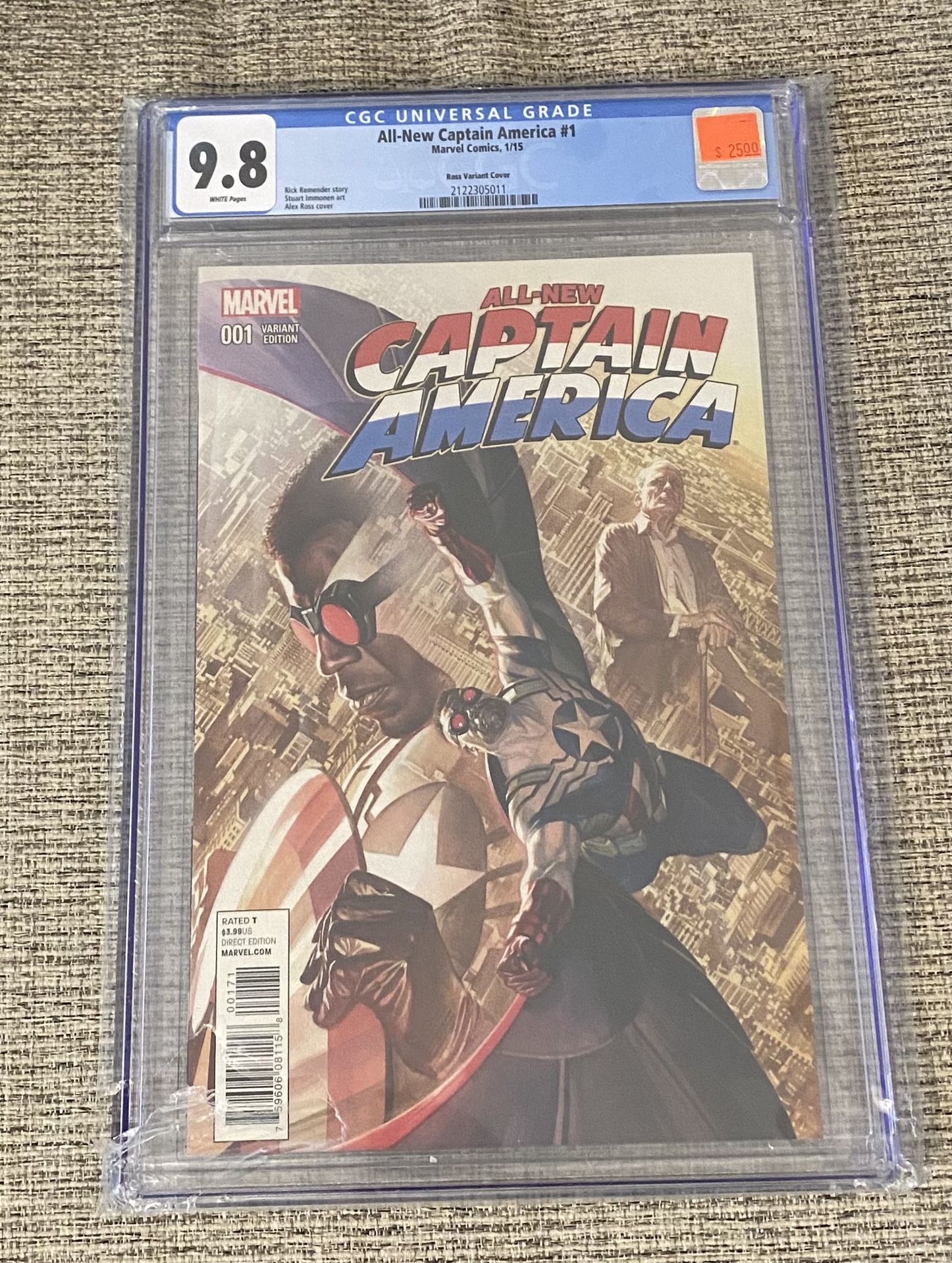 All New Captain America No 1 CGC