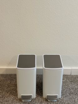 Set of 2 Kohler Slim Step Trash Cans